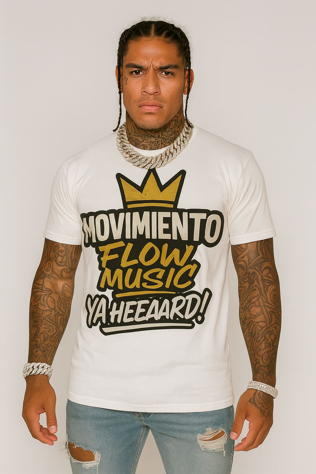 Logo with Ya Heeaard! Print Unisex t-shirt