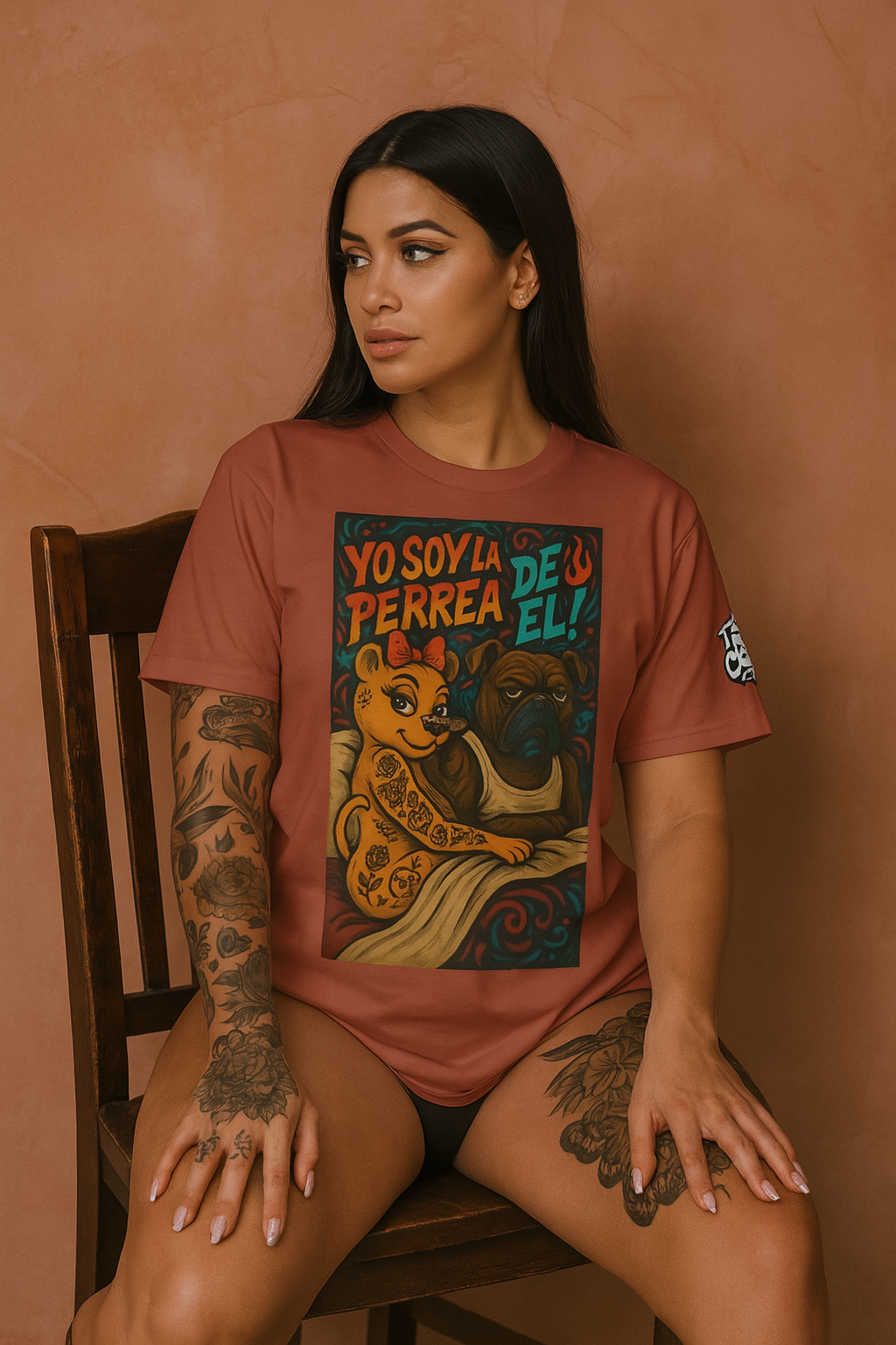 Yo soy la perrea de El! Freakydog. Unisex t-shirt