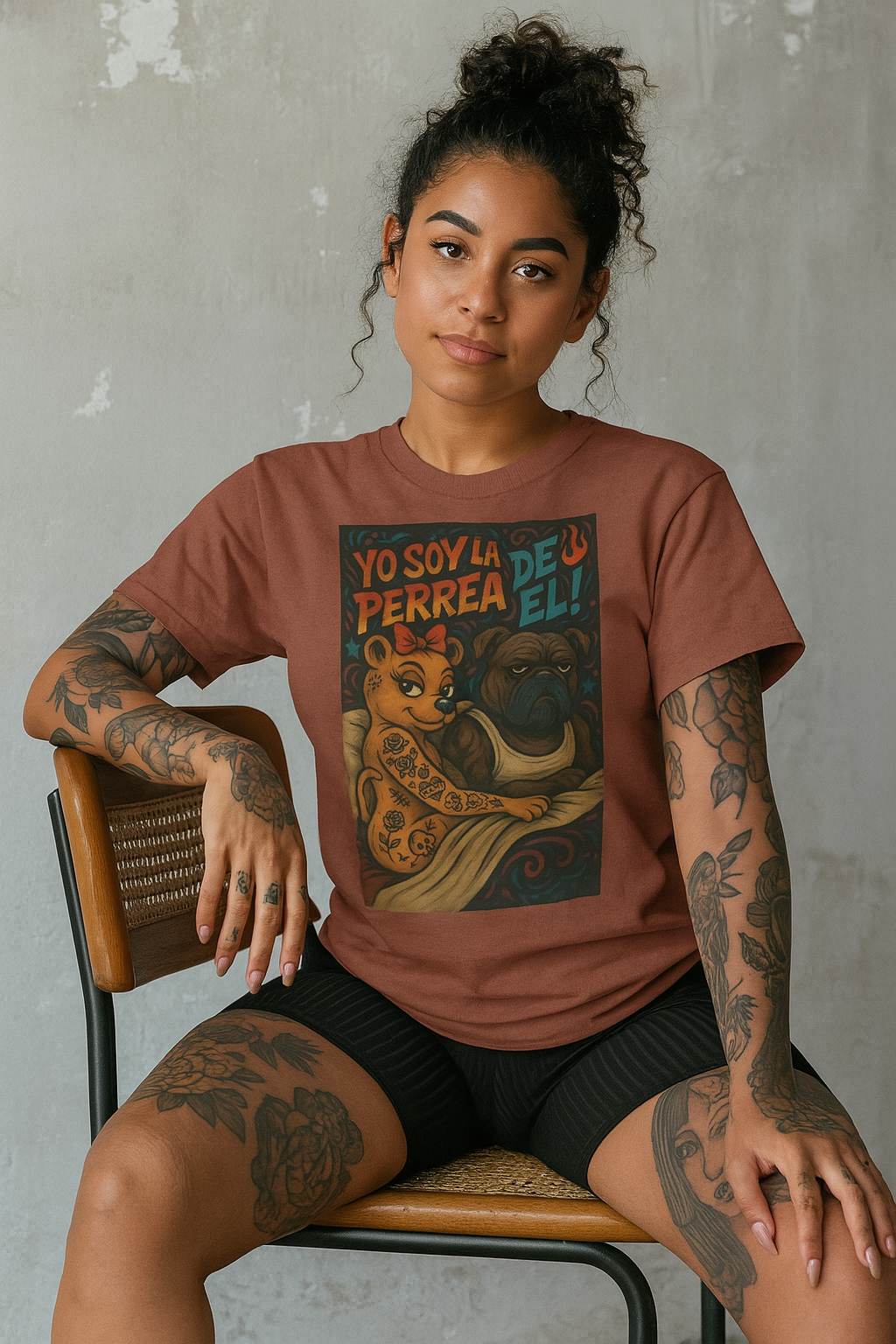 Yo soy la perrea de El! Freakydog. Unisex t-shirt